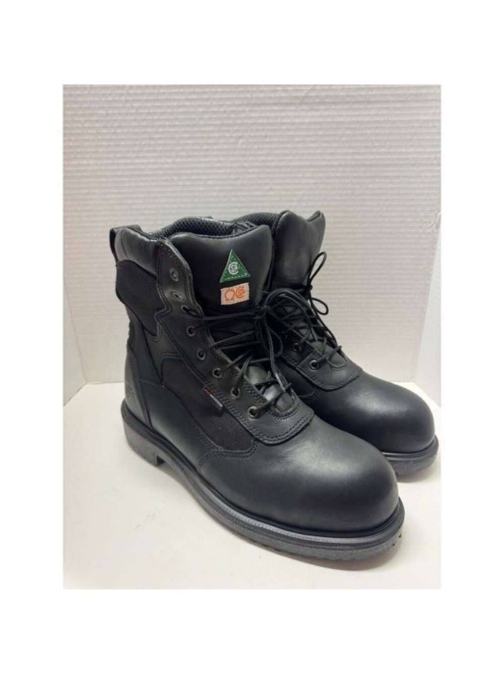 Red Wing 4273 Mens Black Leather Waterproof Steel Toe Work Boots Size 9.5 E2